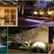 تصميم اضاءات حدائق منزلية